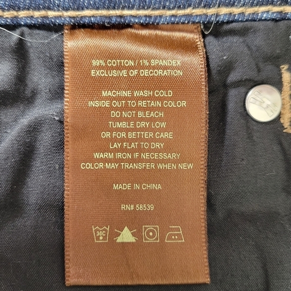 Kut from the Kloth Catherine Boyfriend Jeans Size 8 34X31 Blue Stretch - Picture 9 of 14